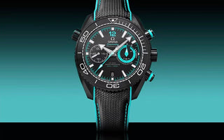 Exploring the Depths of Elegance: Omega Seamaster Planet Ocean Deep Black ETNZ Edition Watch - WristClean