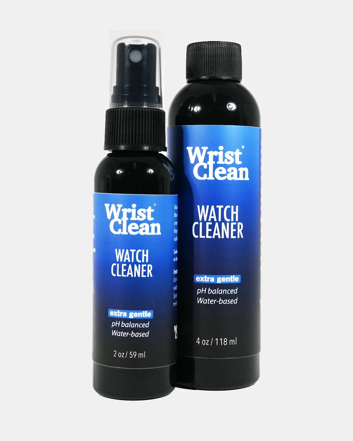 WristClean Watch Cleaner 2oz & Refill 4oz. Bundle